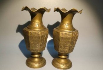 柳州花瓶雕塑定價(jià)，鑄銅工藝，銅花瓶雕塑制作廠家