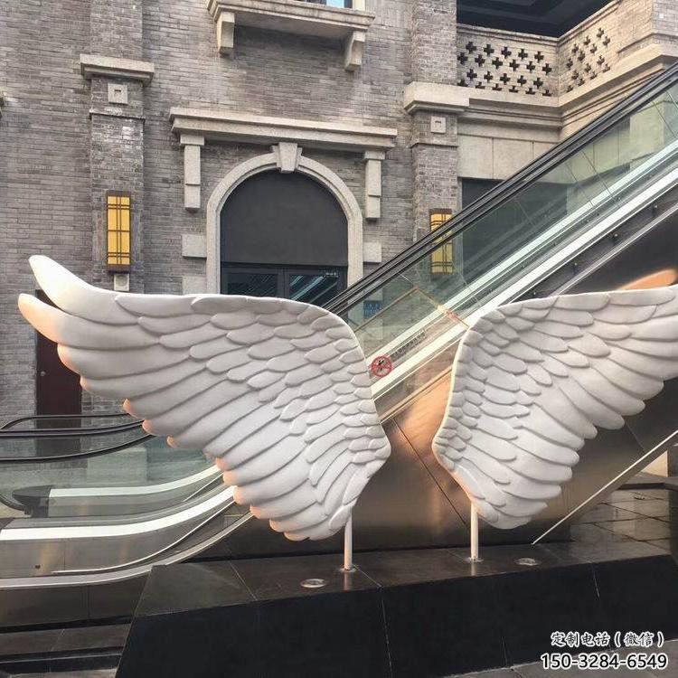 龍華景觀鳥翅雕塑制造，歐式風格，不銹鋼鳥翅雕塑定價