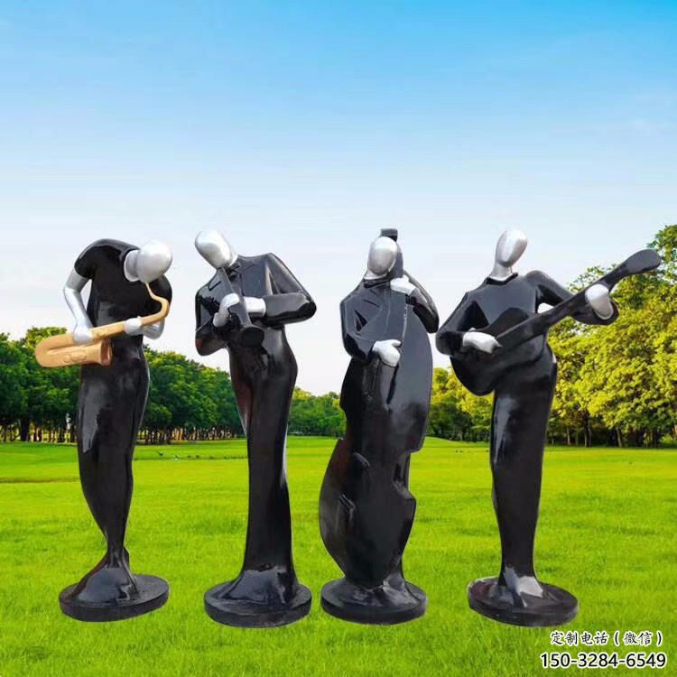 廊坊住宅小區(qū)吹拉彈唱雕塑