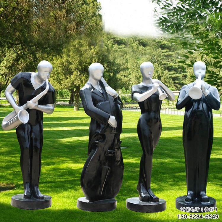 新華公園吹拉彈唱雕塑