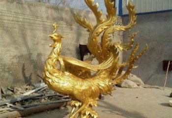 貴陽(yáng)鳳凰雕塑廠家，鍛造工藝，銅鳳凰雕塑廠家承接