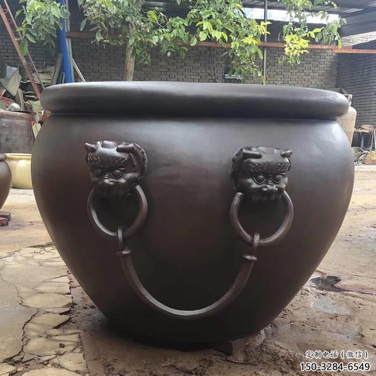 平頂山鑄銅缸雕塑生產