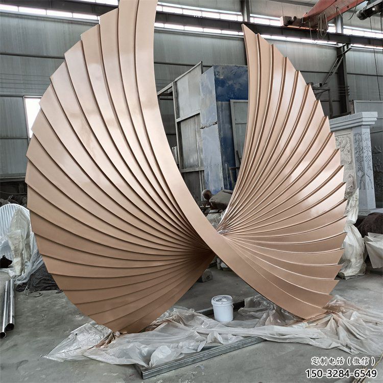 襄樊羽翼雕塑常用，景觀概念，不銹鋼羽翼雕塑展品