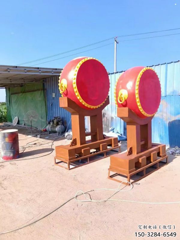建鄴景觀戰(zhàn)鼓雕塑