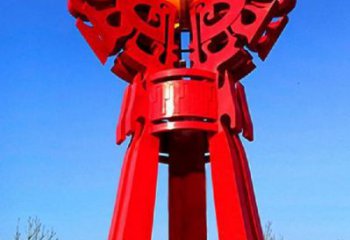 永州精神堡壘火球雕塑，城市建筑雕塑，創(chuàng)意藝術(shù)設(shè)計(jì)