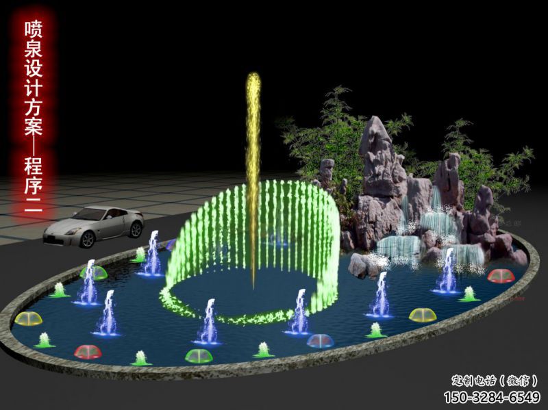 安義旱地漂浮噴泉雕塑，水景藝術(shù)噴泉雕塑生產(chǎn)商