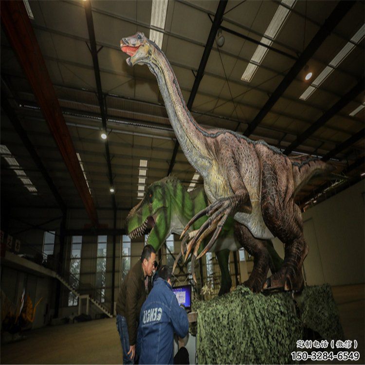 巴彥淖爾戶外恐龍雕塑通用，多彩藝術(shù)，景觀玻璃鋼恐龍雕塑供應(yīng)