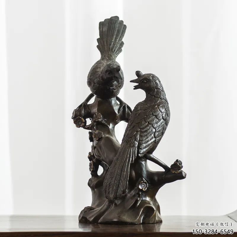 隆德園林喜鵲雕塑