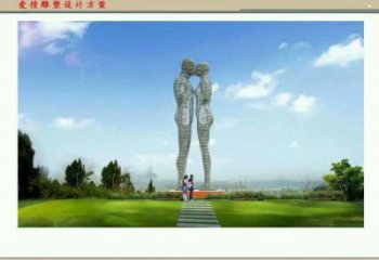 撫順鏤空人物雕塑承接，陸地擺件，鐵藝字母人物雕塑制造商