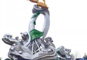 烏蘭察布蘭花雕塑承接，城市裝飾，大型蘭花花朵雕塑公司