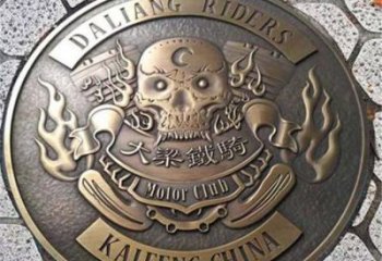 靈武鑄造校徽雕塑