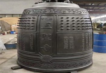 海東三圣寺銅鐘雕塑-鑄銅鐘雕塑-平直形結(jié)構(gòu)