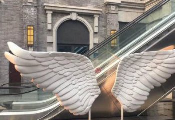 杏花嶺景觀鳥翅雕塑制造，歐式風(fēng)格，不銹鋼鳥翅雕塑定價(jià)