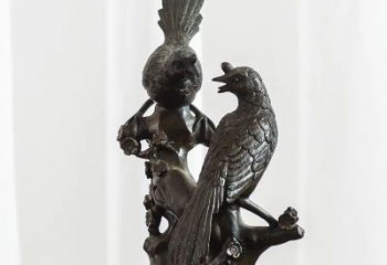 達州園林喜鵲雕塑