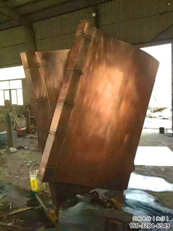 伊犁鑄銅書籍供應(yīng)，街景小品，銅書籍雕塑廠家優(yōu)價(jià)