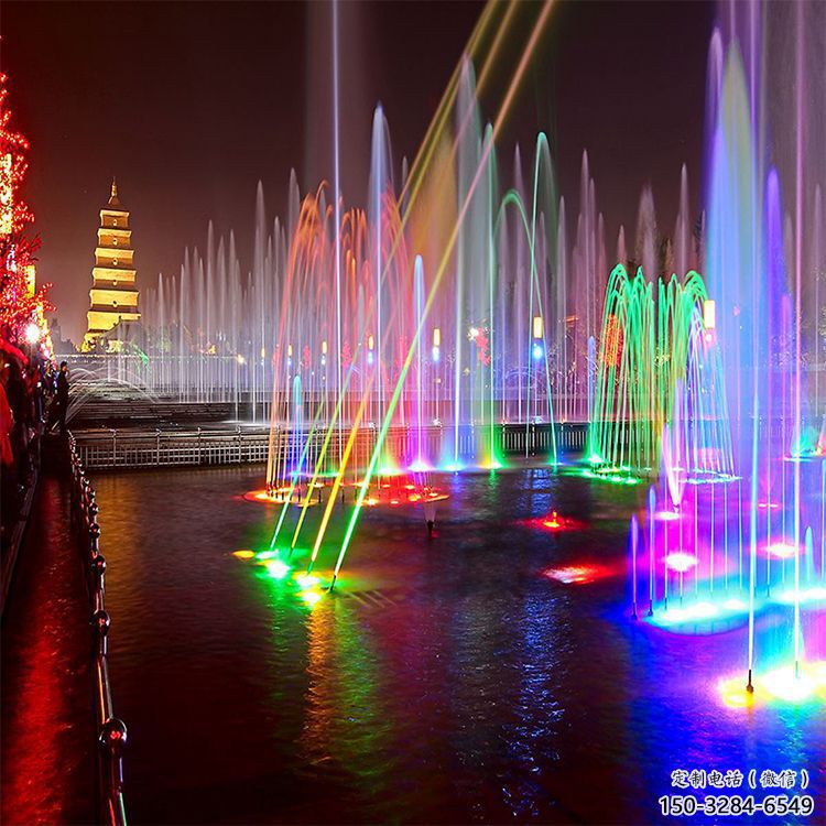 昭通選定噴泉雕塑，燈光數控效果，水景藝術雕塑