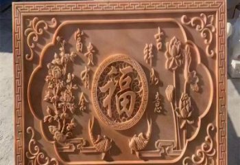 克拉瑪依浮雕制造商，室外軟裝，景觀福字浮雕制作廠家