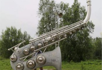 阿克蘇街頭薩克斯雕塑