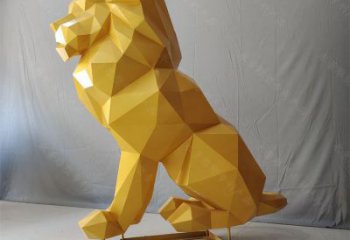 楚雄獅子雕塑服務商，動物雕塑，不銹鋼獅子雕塑制作