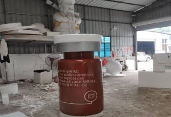 金華瓶子雕塑批發(fā)，景觀雕塑，主題玻璃鋼藥瓶子雕塑標(biāo)準(zhǔn)