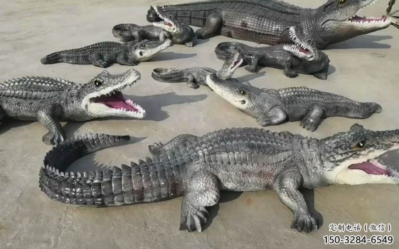 南岸園林鱷魚雕塑